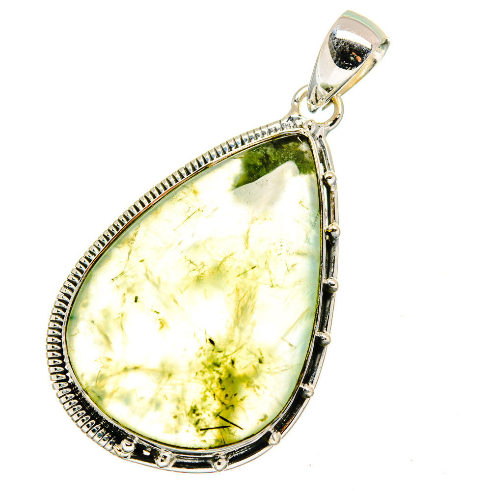 Prehnite Pendants handcrafted by Ana Silver Co - PD13532
