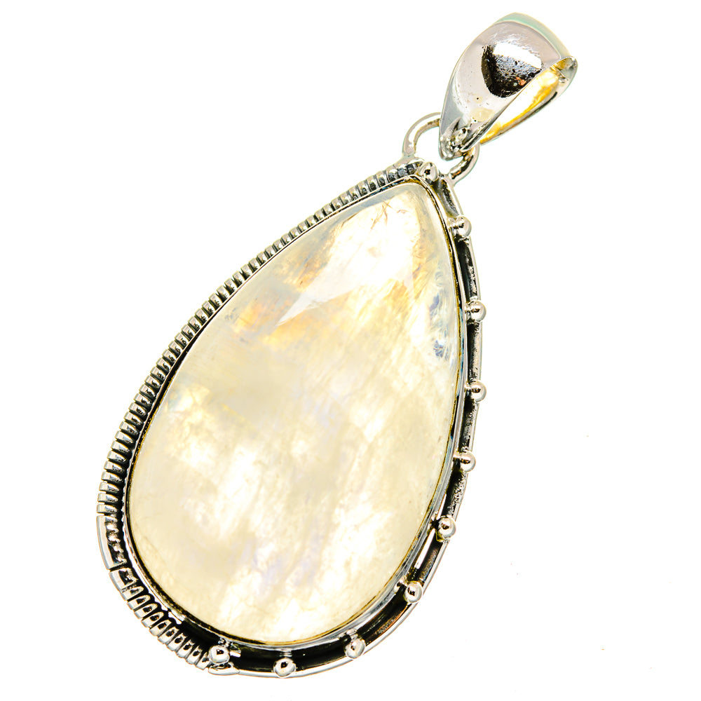 Rainbow Moonstone Pendants handcrafted by Ana Silver Co - PD13540