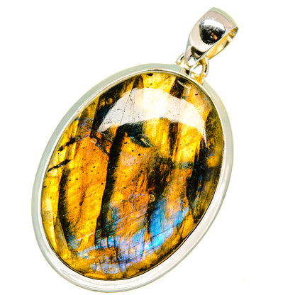 Labradorite Pendants handcrafted by Ana Silver Co - PD13569