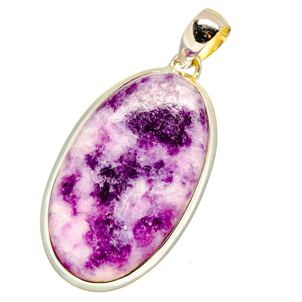 Lepidolite Pendants handcrafted by Ana Silver Co - PD13591