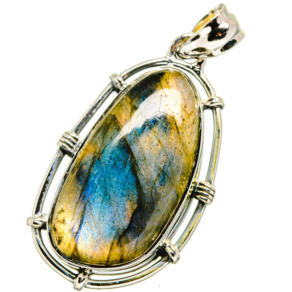 Labradorite Pendants handcrafted by Ana Silver Co - PD13595