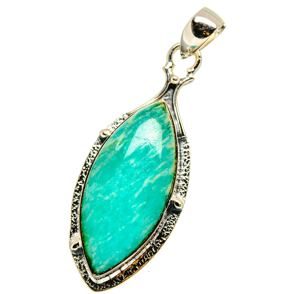 Amazonite Pendants handcrafted by Ana Silver Co - PD13600