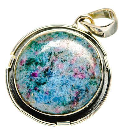 Ruby Fuchsite Pendants handcrafted by Ana Silver Co - PD13604