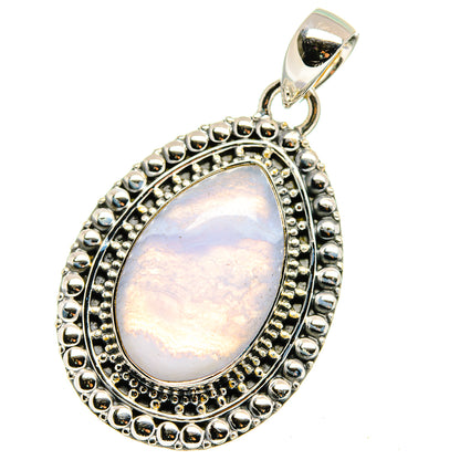 Blue Lace Agate Pendants handcrafted by Ana Silver Co - PD13611