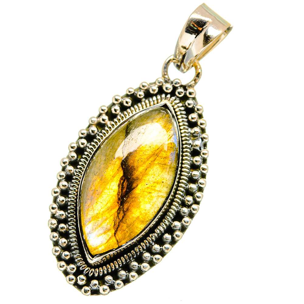 Labradorite Pendants handcrafted by Ana Silver Co - PD13633