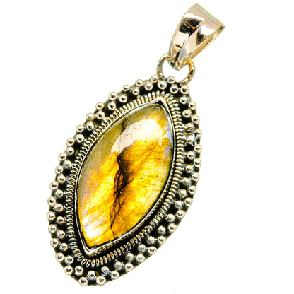 Labradorite Pendants handcrafted by Ana Silver Co - PD13633