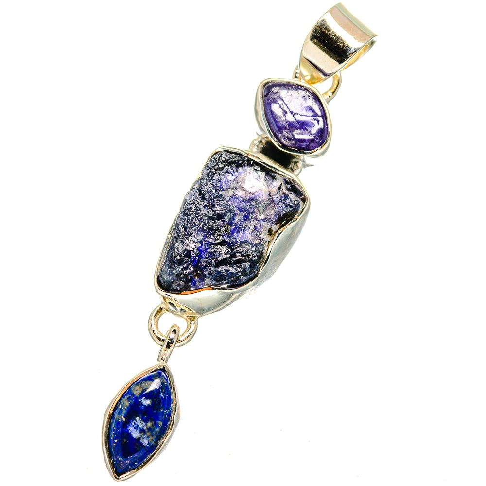 Tanzanite Pendants handcrafted by Ana Silver Co - PD13643