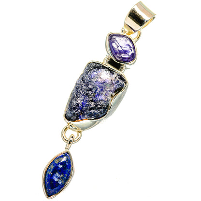 Tanzanite Pendants handcrafted by Ana Silver Co - PD13643