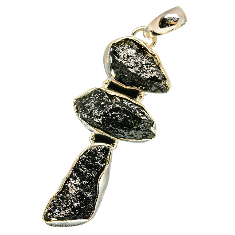 Black Tourmaline Pendants handcrafted by Ana Silver Co - PD13658