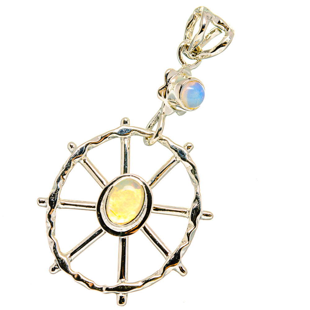 Ethiopian Opal Pendants handcrafted by Ana Silver Co - PD13660