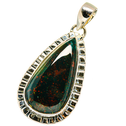 Bloodstone Pendants handcrafted by Ana Silver Co - PD13673