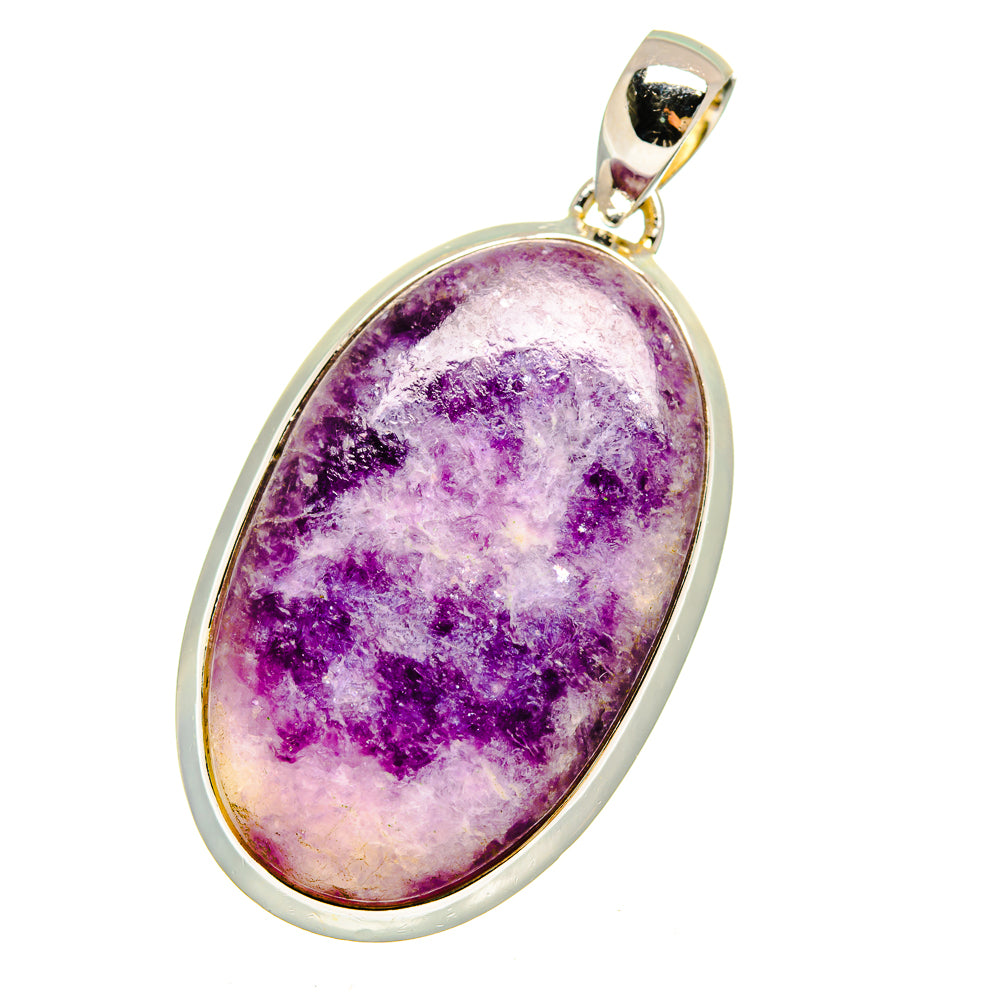 Lepidolite Pendants handcrafted by Ana Silver Co - PD13675