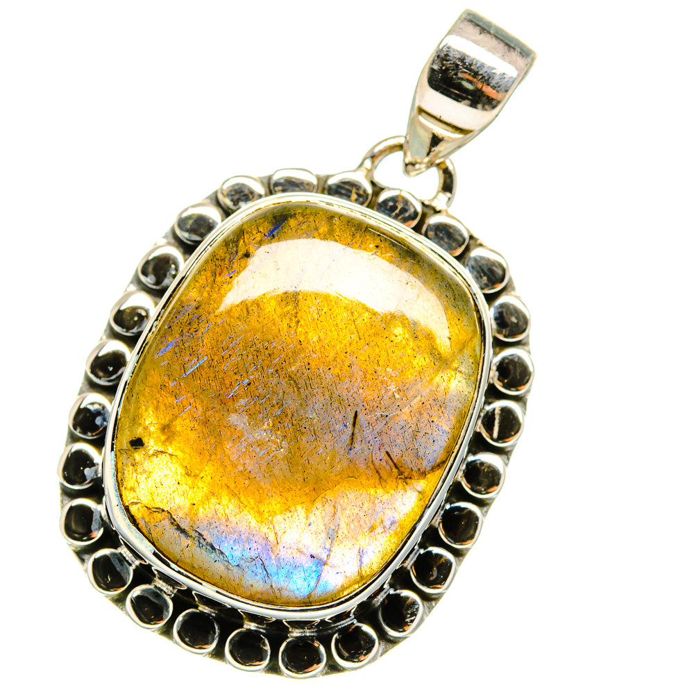 Labradorite Pendants handcrafted by Ana Silver Co - PD13682