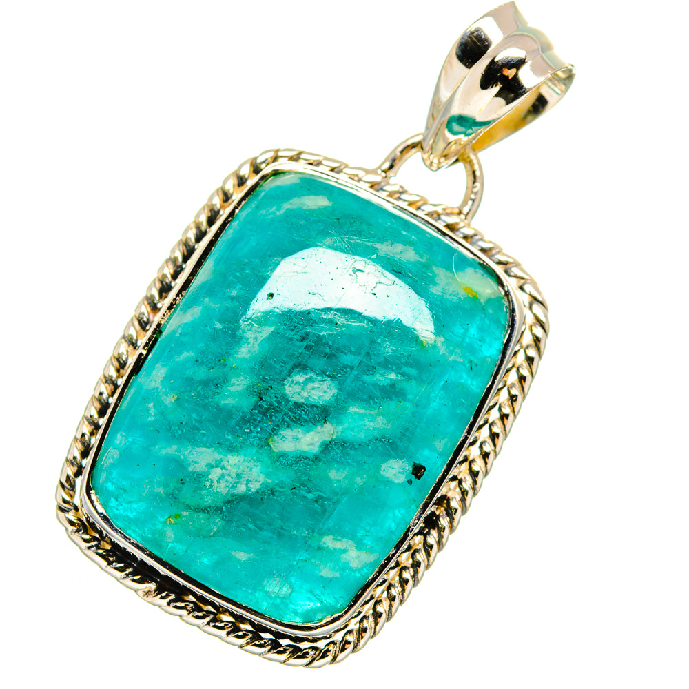Amazonite Pendants handcrafted by Ana Silver Co - PD13687