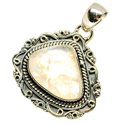 Rainbow Moonstone Pendants handcrafted by Ana Silver Co - PD13690