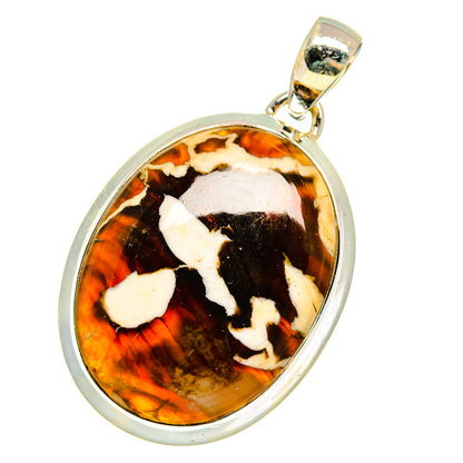 Peanut Wood Jasper Pendants handcrafted by Ana Silver Co - PD13712