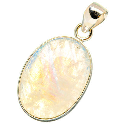 Rainbow Moonstone Pendants handcrafted by Ana Silver Co - PD13732