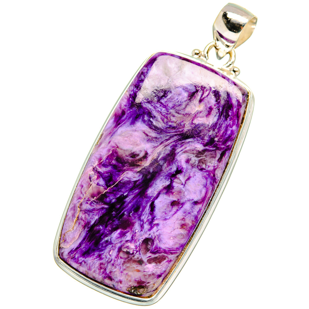 Charoite Pendants handcrafted by Ana Silver Co - PD13739
