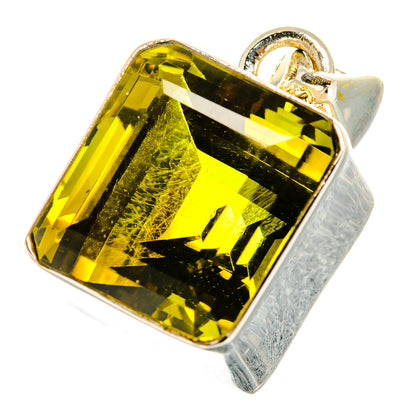 Olive Quartz Pendants handcrafted by Ana Silver Co - PD13746