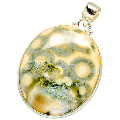 Ocean Jasper Pendants handcrafted by Ana Silver Co - PD13754