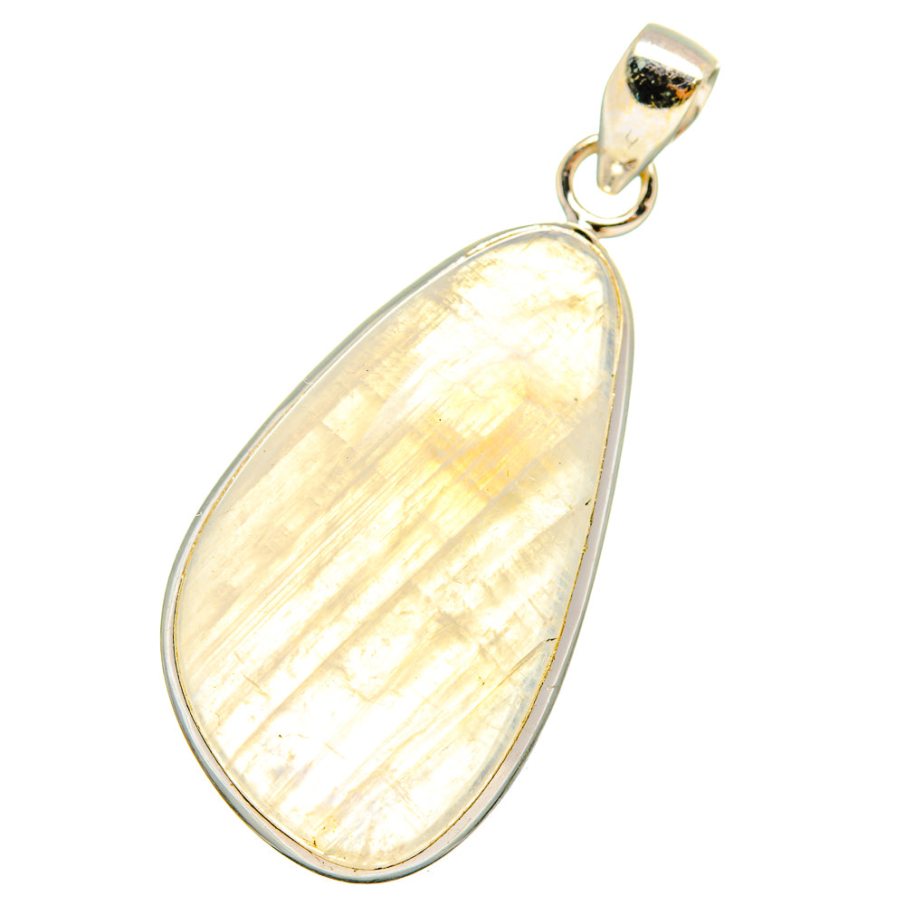 Rainbow Moonstone Pendants handcrafted by Ana Silver Co - PD13761