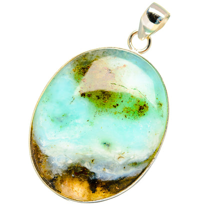 Peruvian Opal Pendants handcrafted by Ana Silver Co - PD13769