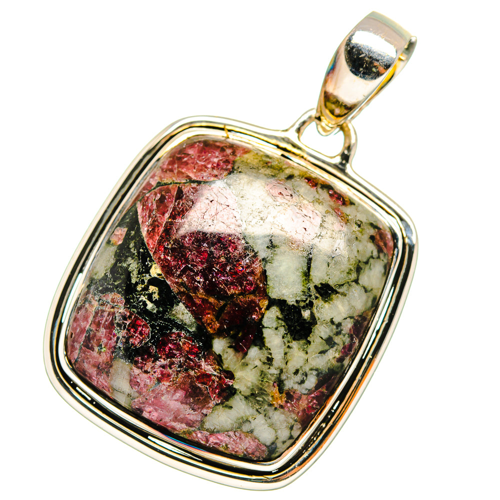 Russian Eudialyte Pendants handcrafted by Ana Silver Co - PD13772