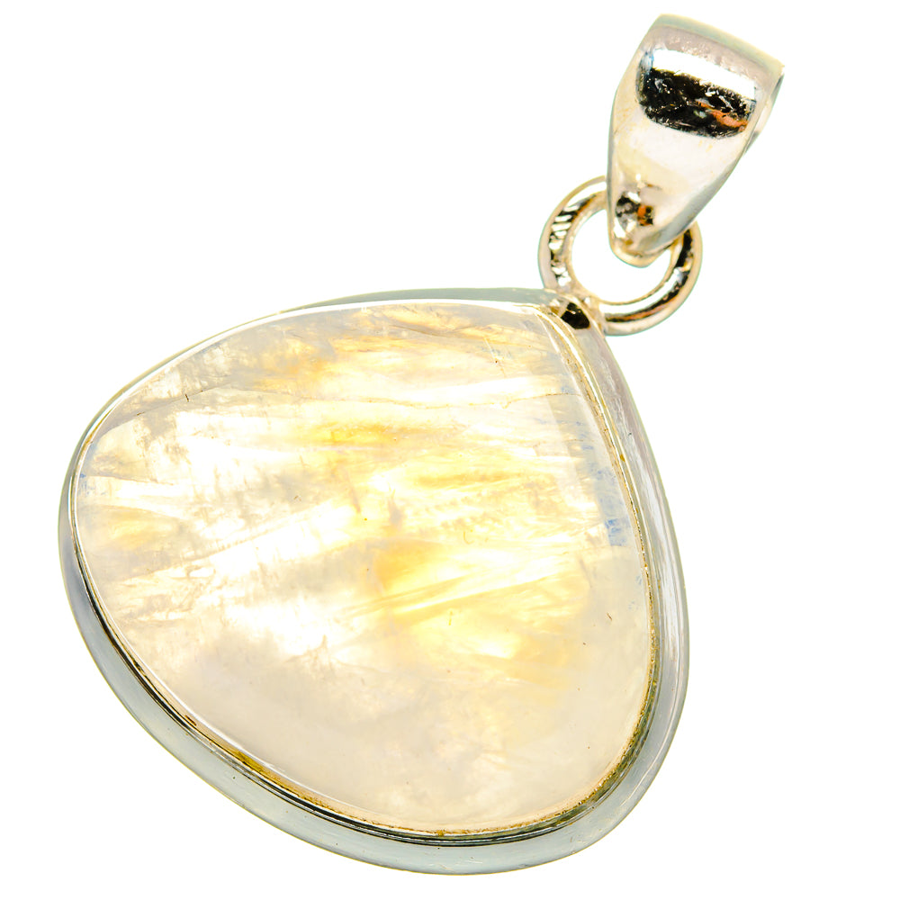Rainbow Moonstone Pendants handcrafted by Ana Silver Co - PD13777