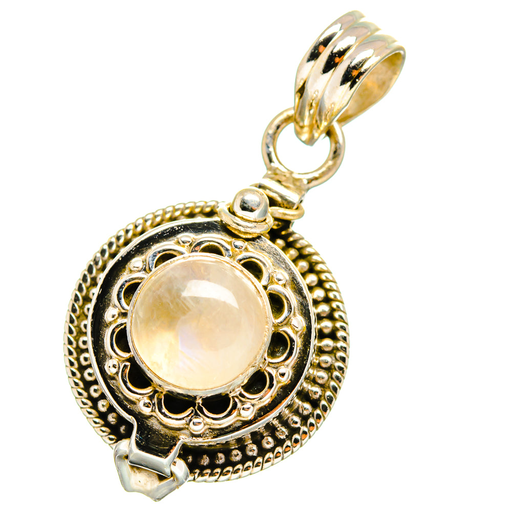 Rainbow Moonstone Pendants handcrafted by Ana Silver Co - PD13787