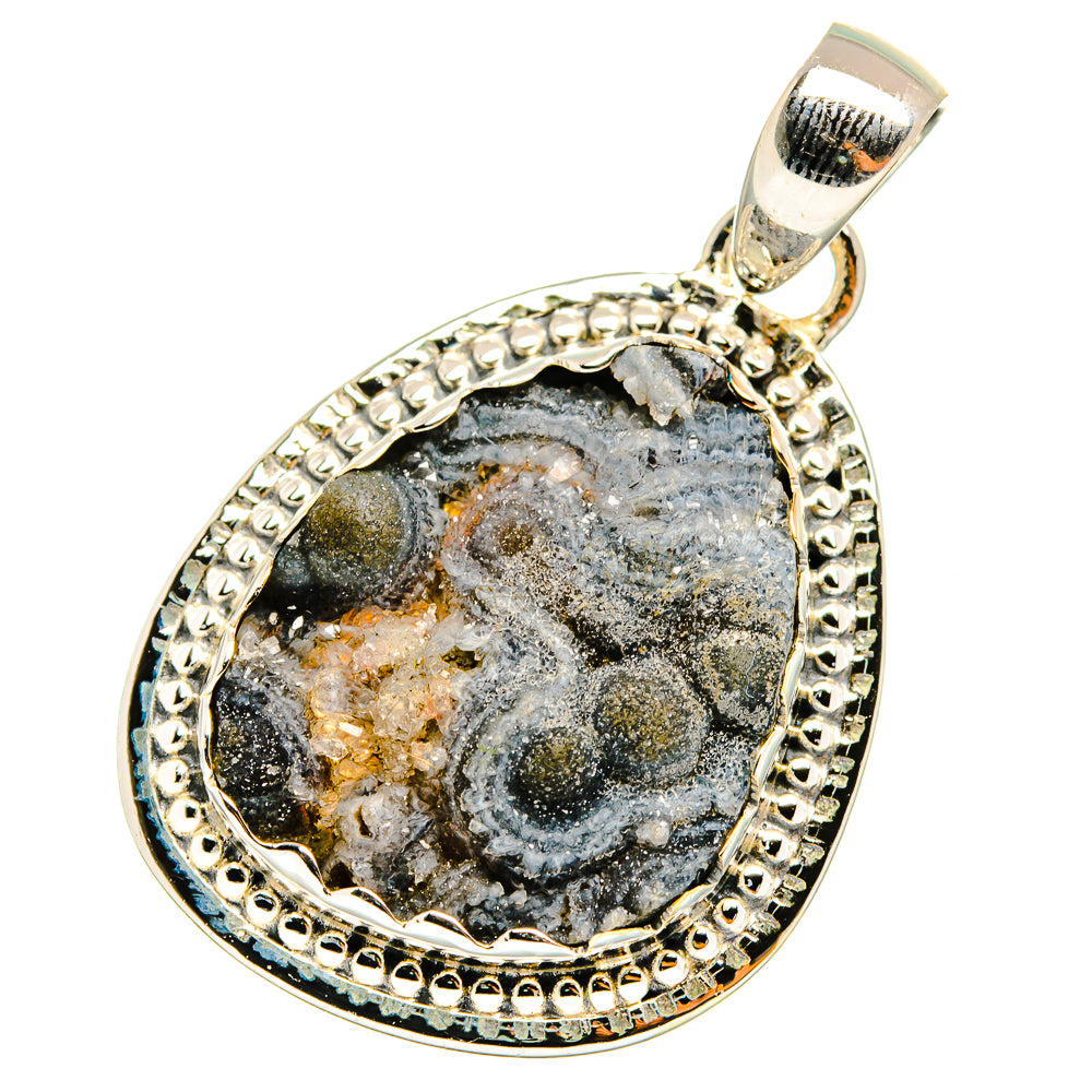 Desert Druzy Pendants handcrafted by Ana Silver Co - PD13800