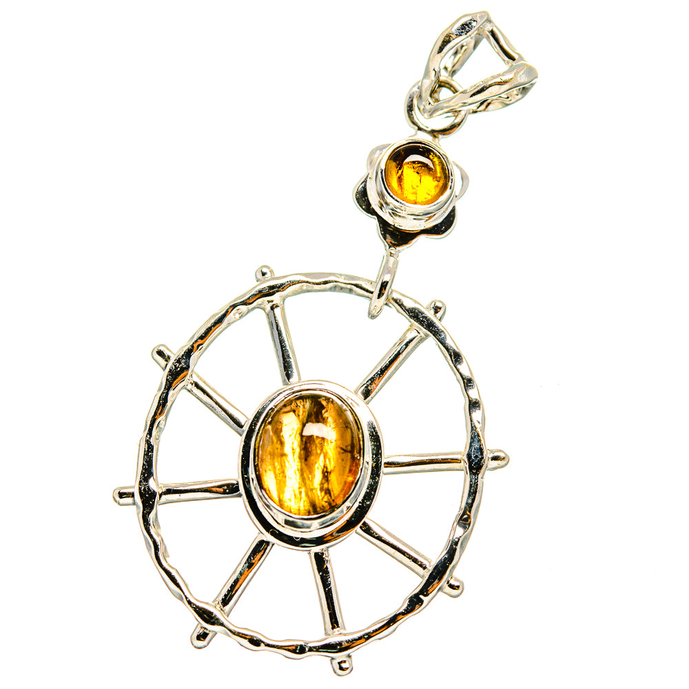 Citrine Pendants handcrafted by Ana Silver Co - PD13811