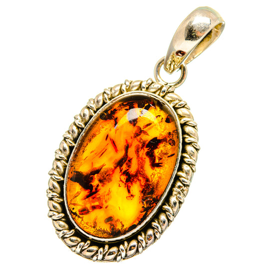 Baltic Amber Pendants handcrafted by Ana Silver Co - PD13812