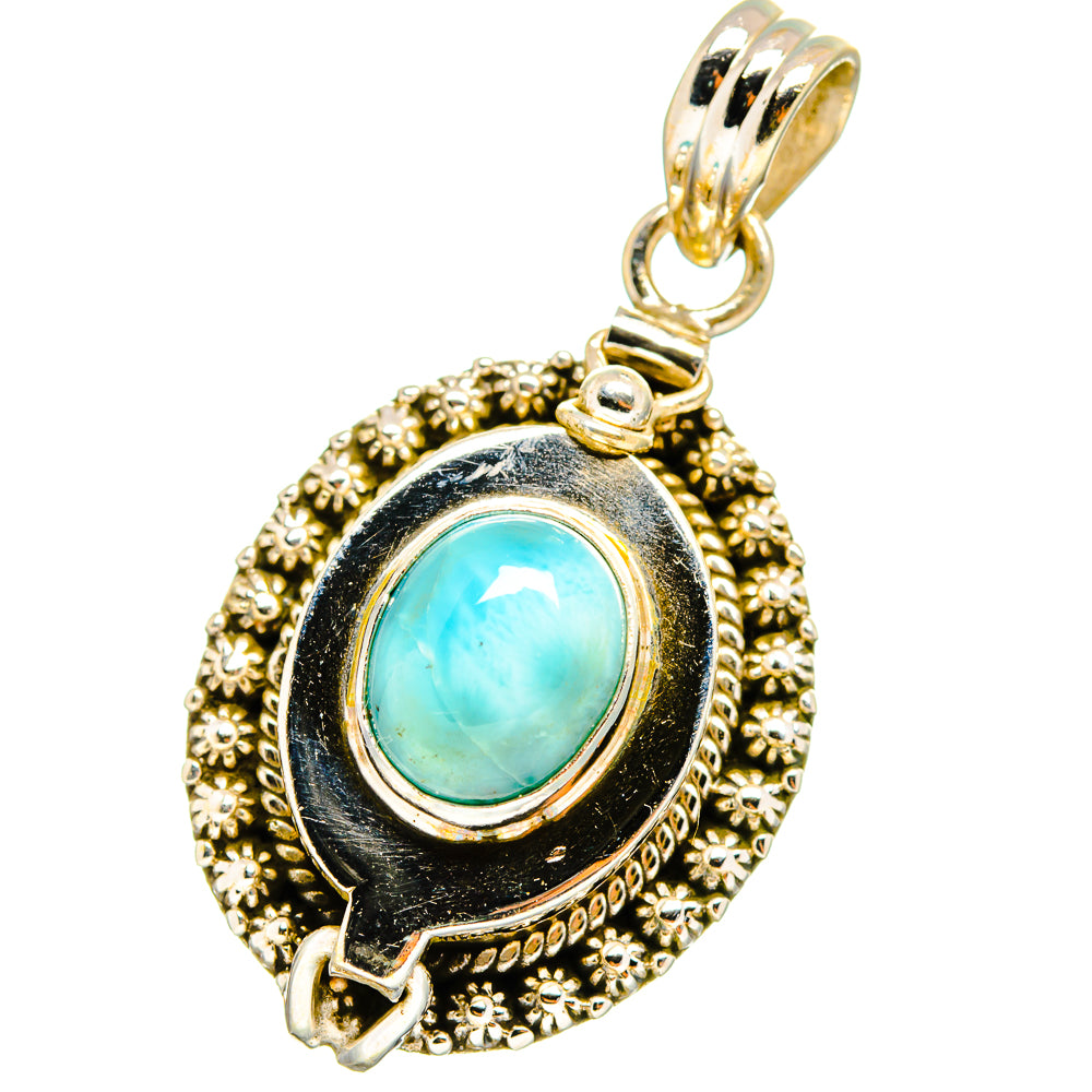 Larimar Pendants handcrafted by Ana Silver Co - PD13813