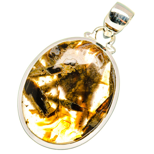 Turkish Tube Agate Pendants handcrafted by Ana Silver Co - PD13819 - Photo 2