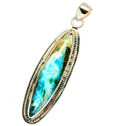 Peruvian Opal Pendants handcrafted by Ana Silver Co - PD13846