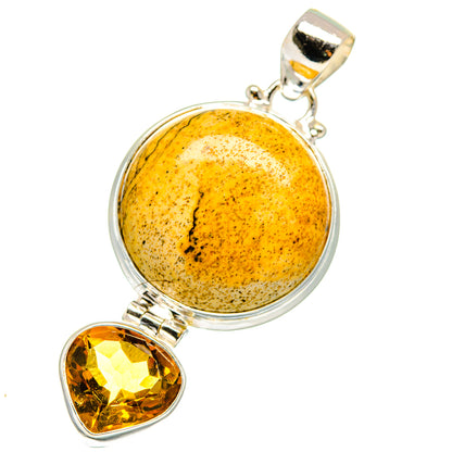 Picture Jasper Pendants handcrafted by Ana Silver Co - PD13849 - Photo 2