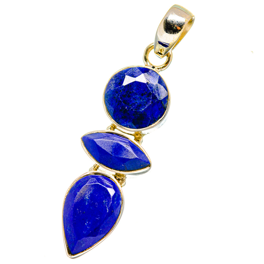Lapis Lazuli Pendants handcrafted by Ana Silver Co - PD13854