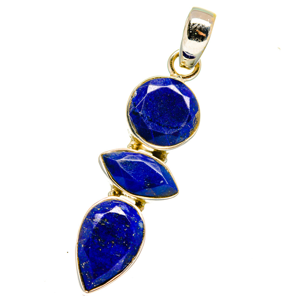 Lapis Lazuli Pendants handcrafted by Ana Silver Co - PD13864