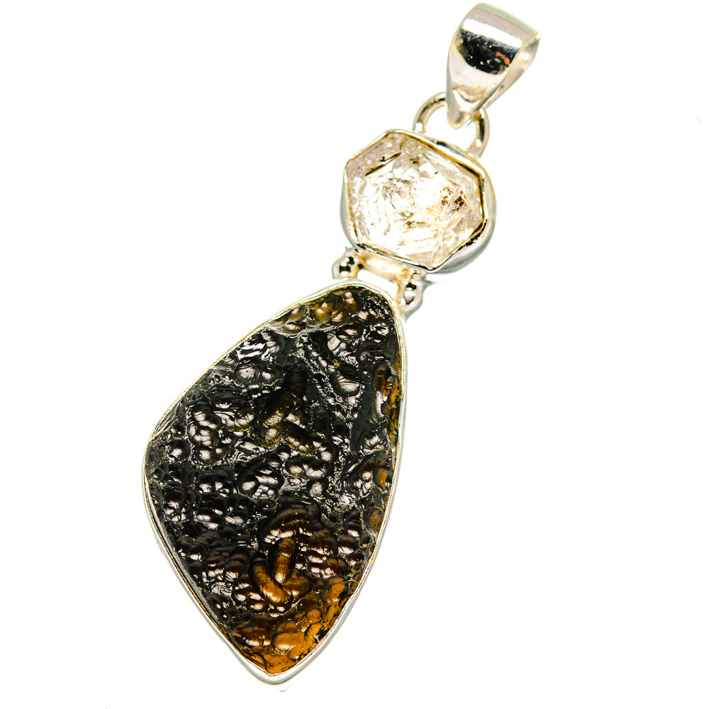 Tektite Pendants handcrafted by Ana Silver Co - PD13869