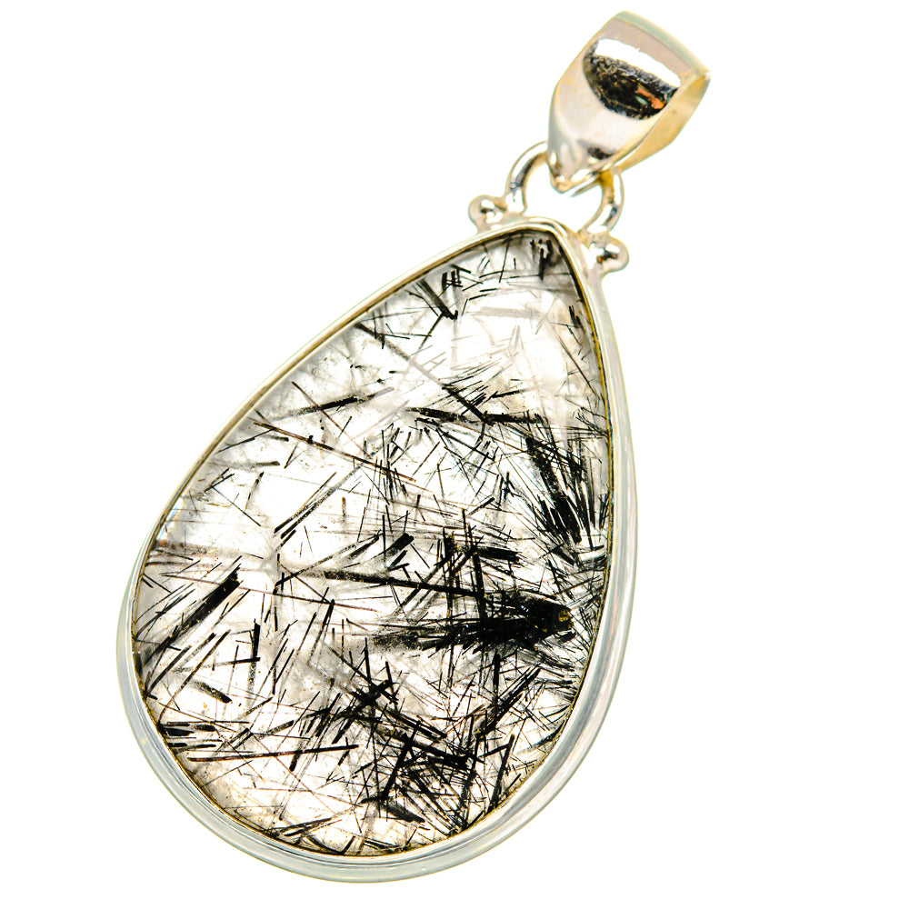Tourmalinated Quartz Pendants handcrafted by Ana Silver Co - PD13872