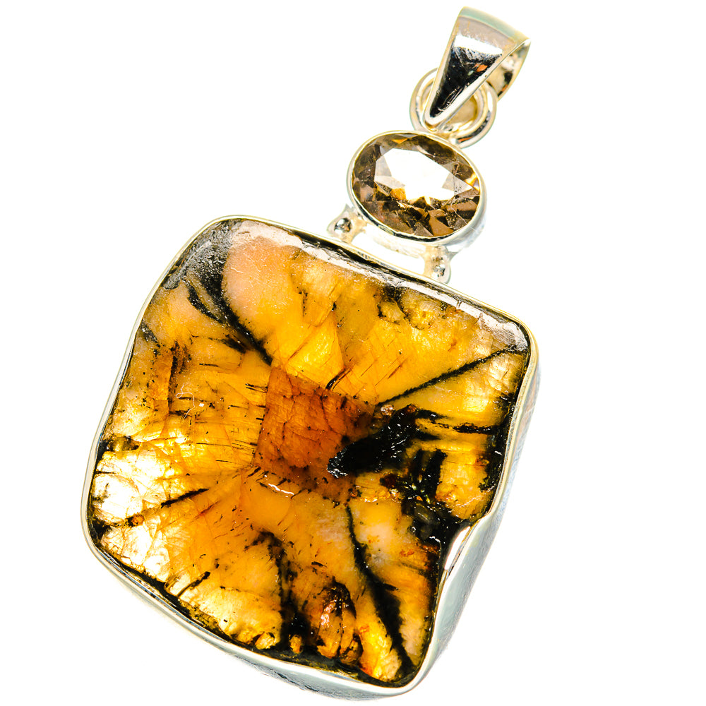 Chiastolite Pendants handcrafted by Ana Silver Co - PD13873