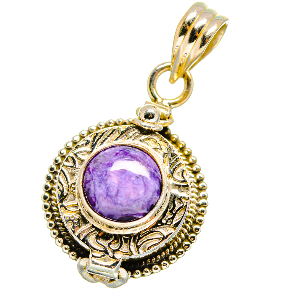 Charoite Pendants handcrafted by Ana Silver Co - PD13875