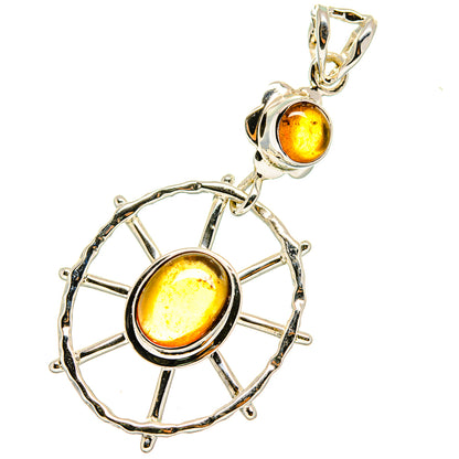 Citrine Pendants handcrafted by Ana Silver Co - PD13878