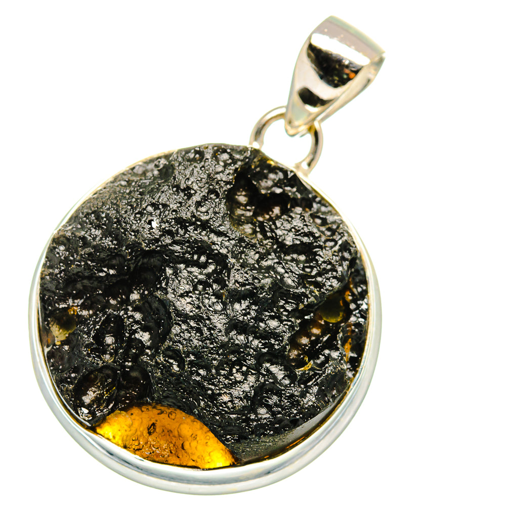 Tektite Pendants handcrafted by Ana Silver Co - PD13881