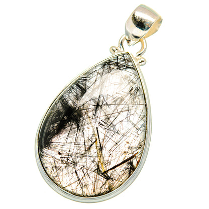 Tourmalinated Quartz Pendants handcrafted by Ana Silver Co - PD13884