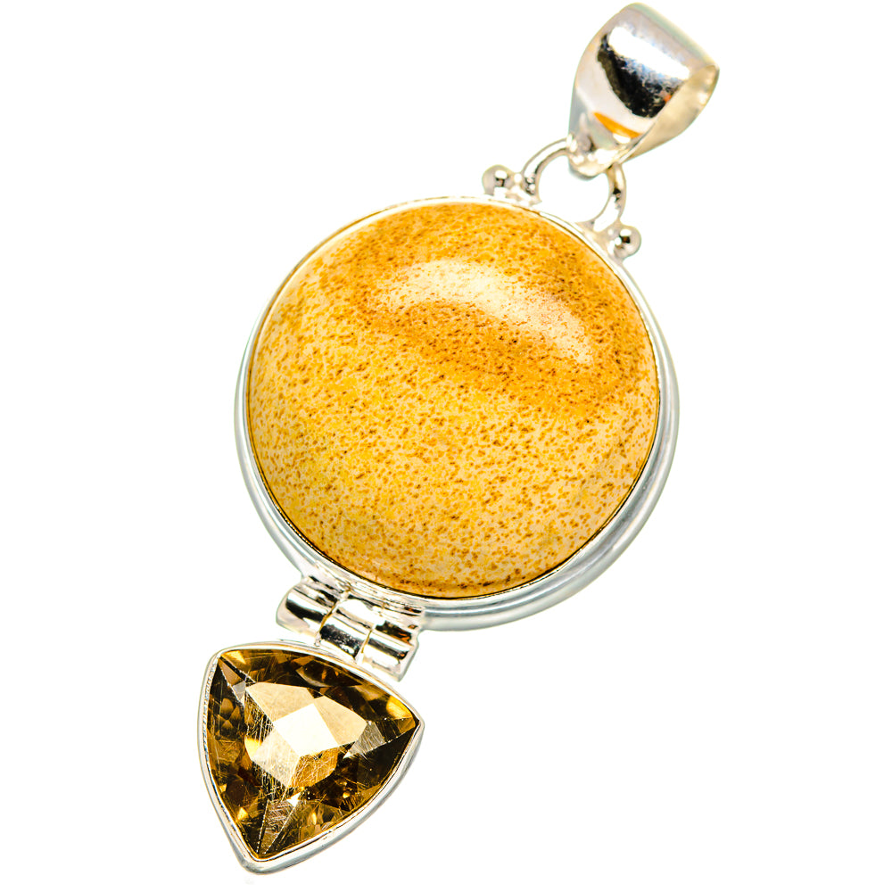 Picture Jasper Pendants handcrafted by Ana Silver Co - PD13887