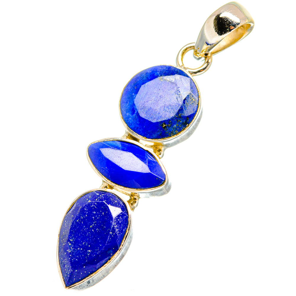 Lapis Lazuli Pendants handcrafted by Ana Silver Co - PD13899