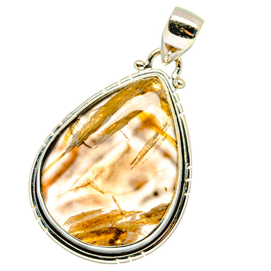 Turkish Tube Agate Pendants handcrafted by Ana Silver Co - PD13902