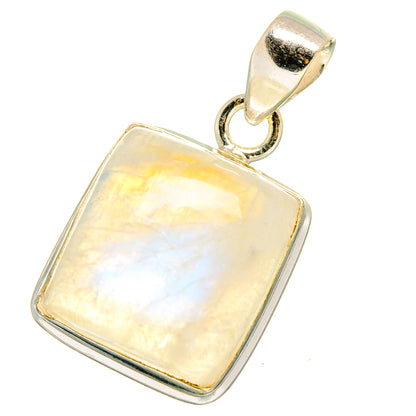 Rainbow Moonstone Pendants handcrafted by Ana Silver Co - PD13910