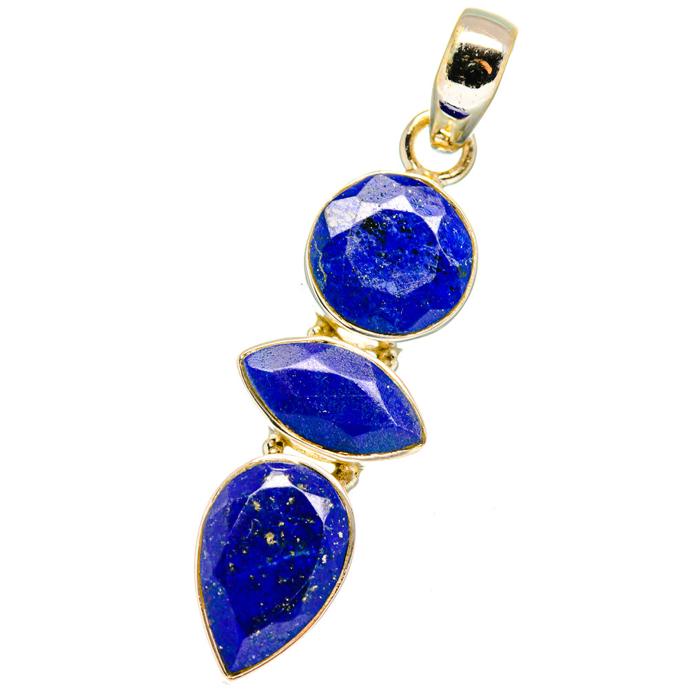 Lapis Lazuli Pendants handcrafted by Ana Silver Co - PD13911